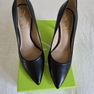 Sam Edelman Black Leather Heels